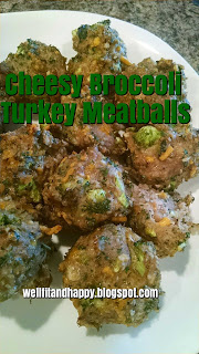 Cheesy Broccoli Turkey Meatballs
